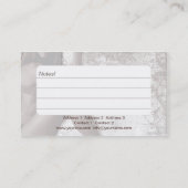 Mlle Fitness III - carte de visite (Dos)