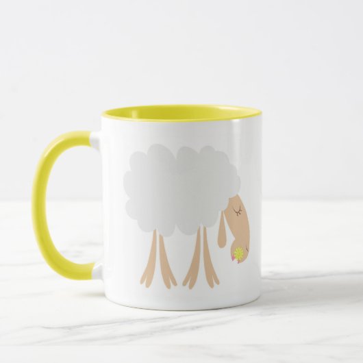 Mlle Fluffy McCottonball Mug (Gauche)