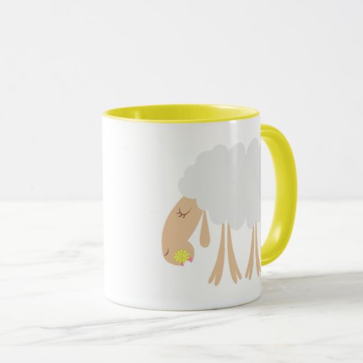 Mlle Fluffy McCottonball Mug (Devant droit)