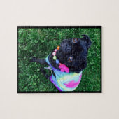 Mlle Harley Pug Puzzle (Horizontal)