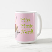 Mlle Music Nerd Mug (Devant droit)