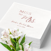 Mlle personnalisée à Mme Foil Fête des mariées