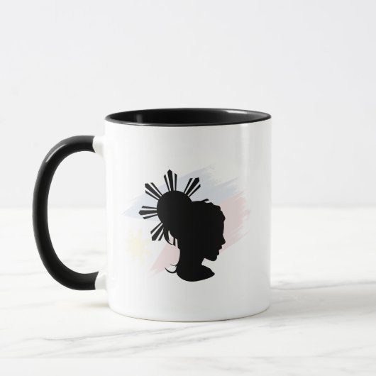Mlle Philippines Filipina Soleil Levant Mug Fière (Gauche)