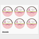 Mlle. Stickers Étiquette de messagerie Jen Basket (Feuille)