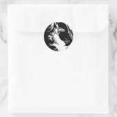 Mlle vous - autocollant (Sac)