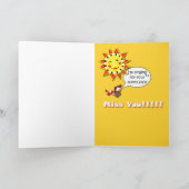 Mlle vous carte de voeux pour l'ami spécial (Intérieur)