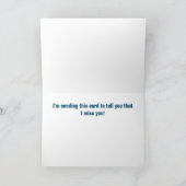 Mlle Vous pensez à vous juste parce que la carte d (Intérieur)