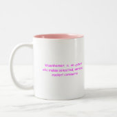 Mlle Wisenheimer Definition Mug - ROSE (Gauche)