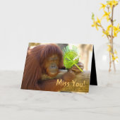 Mlle You ! Carte de voeux (Fleur jaune)
