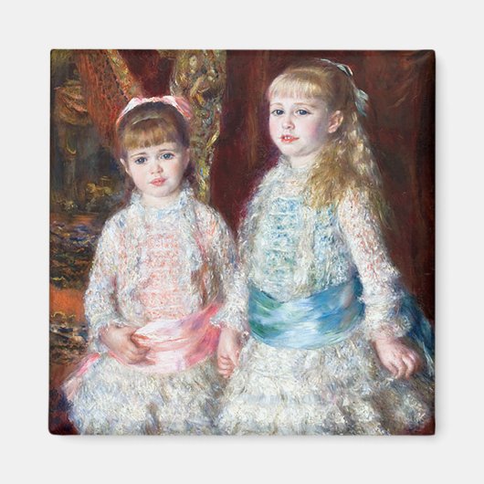 Mlles Cahen d'Anvers van Pierre-Auguste Renoir Magneet (Voorkant)