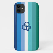 MLM Gay Male Pride Flag Case-Mate iPhone Case (Achterkant)