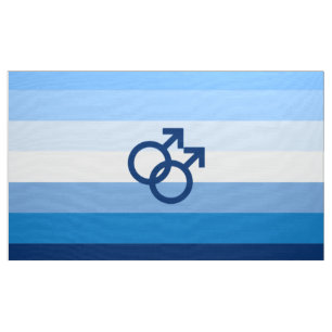 MLM Gay Male Pride Flag Stof