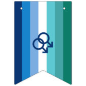 MLM Gay Male Pride Flag Vlaggetjes (Eerste vlag)