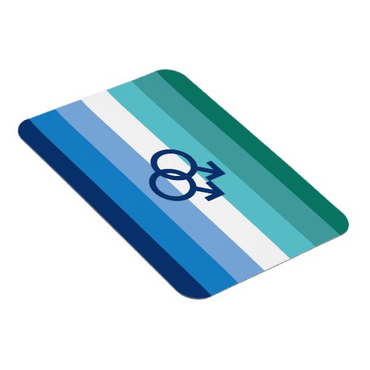MLM Heren Pride Vlag Magneet (Rechterzijde)