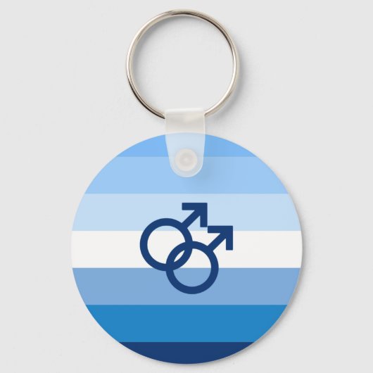 MLM Heren Pride Vlag Sleutelhanger (Voorkant)