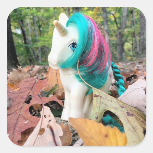 MLP Gusty in Autumn Leaves Vierkante Sticker (Voorkant)