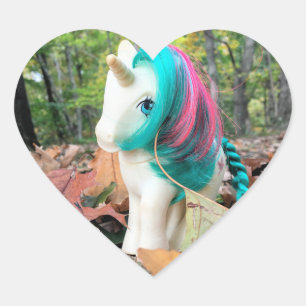 MLP Gusty in herfstbladeren Hart Sticker