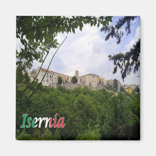 MLS015 ISERNIA, Glimpse, Molise, Italië, Koelkast Magneet