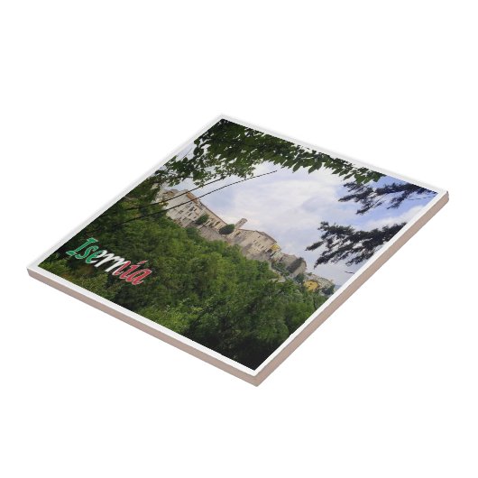 MLS015 ISERNIA, Glimpse, Molise, Italië, Tegeltje (Zijkant)