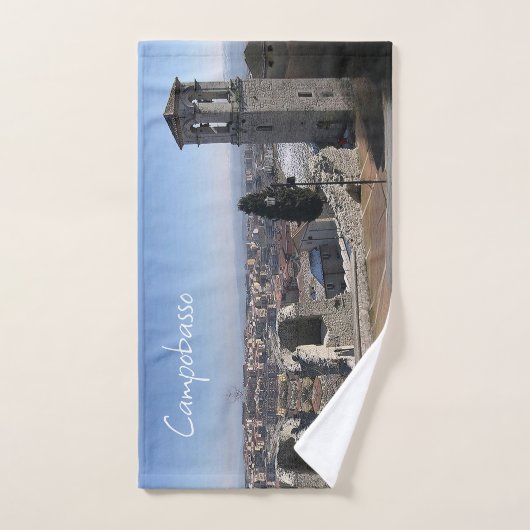 MLS018 CAMPOBASSO klokkentoren San Bartolomeo, Bad Handdoek (Handdoek)