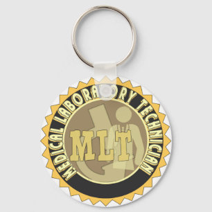 MLT BADGE MEDICAL LABORATORY TECHNICIAN SLEUTELHANGER