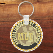 MLT BADGE MEDICAL LABORATORY TECHNICIAN SLEUTELHANGER (Voorkant)