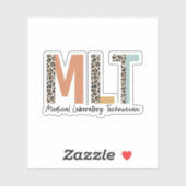 MLT-cadeau voor medisch laboratoriumtechnicus Sticker (Vel)