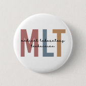 MLT Medische Laboratoriumtechnicus Technische Labo Ronde Button 5,7 Cm (Voorkant)