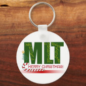 MLT MERRY CHRISTMAS - MEDISCHE LAB TECH SLEUTELHANGER (Voorkant)