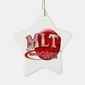 MLT RBC MEDISCHE LABORATORIUMTECH BLOEDCELLEN LOGO KERAMISCH ORNAMENT (Rechts)