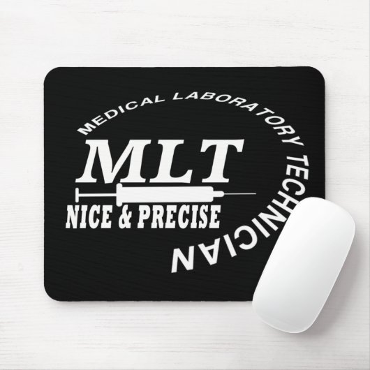 MLT SLOGAN NICE EN PRECIES MEDISCHE LAB TECH MUISMAT (Met muis)