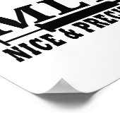 MLT SLOGAN NICE EN PRECIES MEDISCHE LAB TECH POSTER (Hoek)