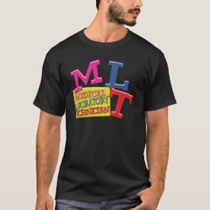 MLT WHIMSICAL FUN ACRONYM LETTERS LABORATORY T-SHIRT