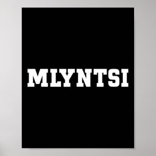 Mlyntsi Voedselontwerp Voor Mannen Vrouwen Kindere Poster