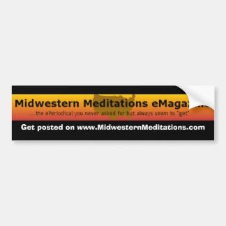 MM, Get gepost op www.MidwesternMeditations.com Bumpersticker