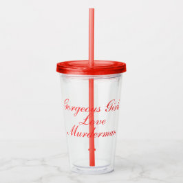 MM Vrouwen Acryl Tumbler Acryl Drinkbeker