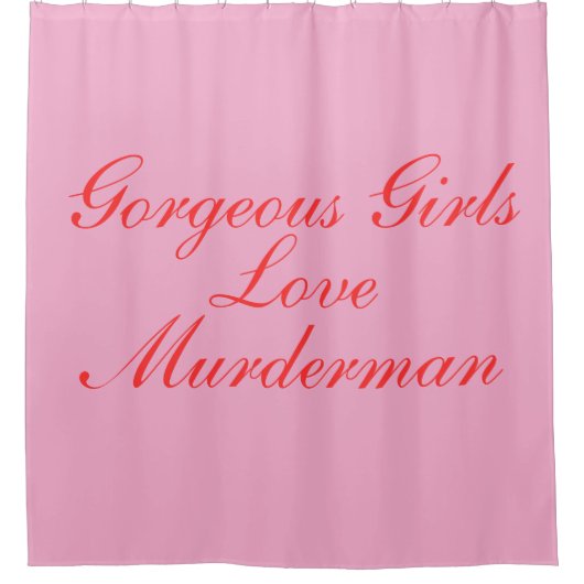 MM Vrouwen Douchegordijn (Voorkant)