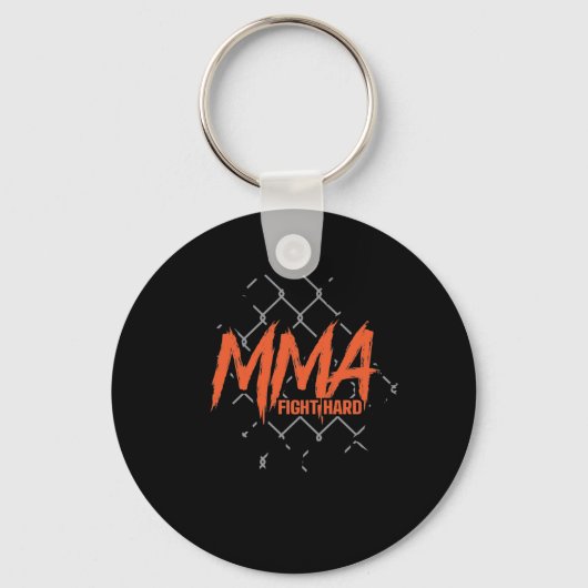 MMA Fight Hard Sleutelhanger (Voorkant)