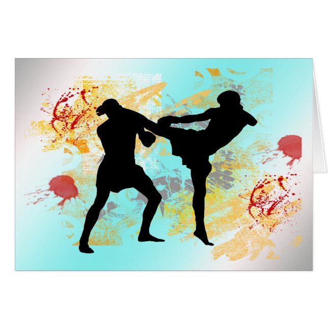 MMA Head Kick (Voorkant Horizontaal)