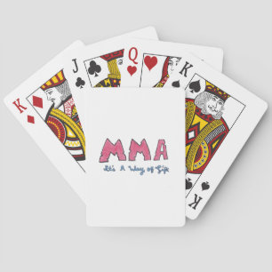 MMA It's a Way of Life Speelkaarten