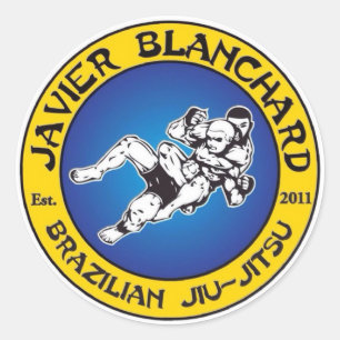 mma jiu jitsu bjj ronde sticker