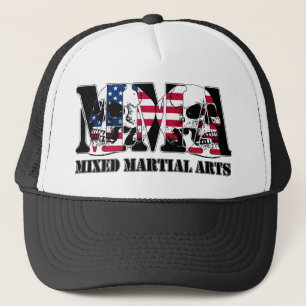 MMA Mixed Martial Arts Japan Vlag & Schedels Trucker Pet