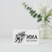 MMA - Mixed Martial Arts Training Visitekaartje (Staand voorkant)
