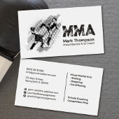 MMA - Mixed Martial Arts Training Visitekaartje