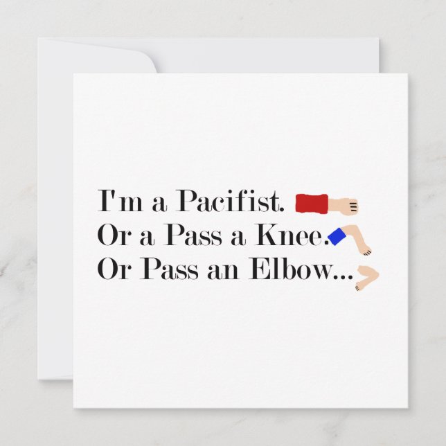 MMA Pacifist Humor Design (Voorkant)