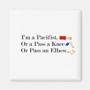 MMA Pacifist Humor Design Magneet
