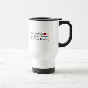 MMA Pacifist Humor Design Reisbeker