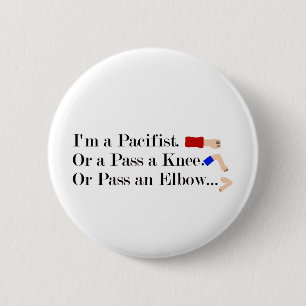 MMA Pacifist Humor Design Ronde Button 5,7 Cm