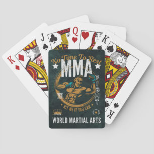 MMA-speelkaarten - geen tijd om te rusten Pokerkaarten