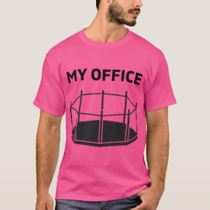 MMA UFC Martial Arts Motief Octagon Cage T-shirt